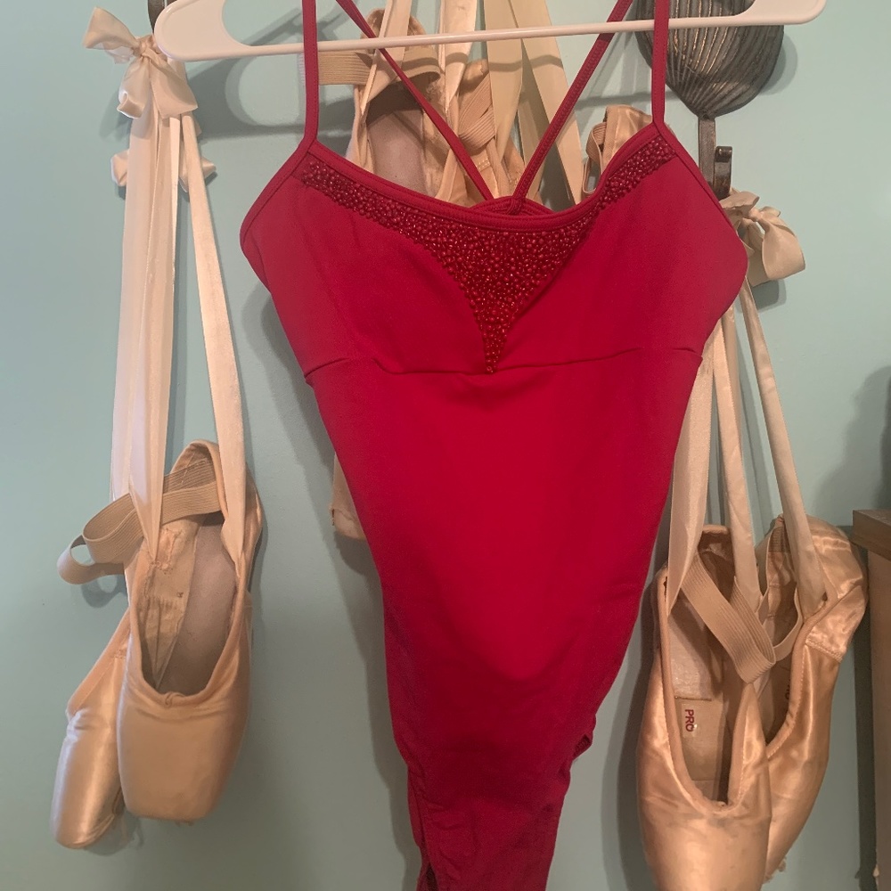 Medium Pink Bloch Mirella Leotard